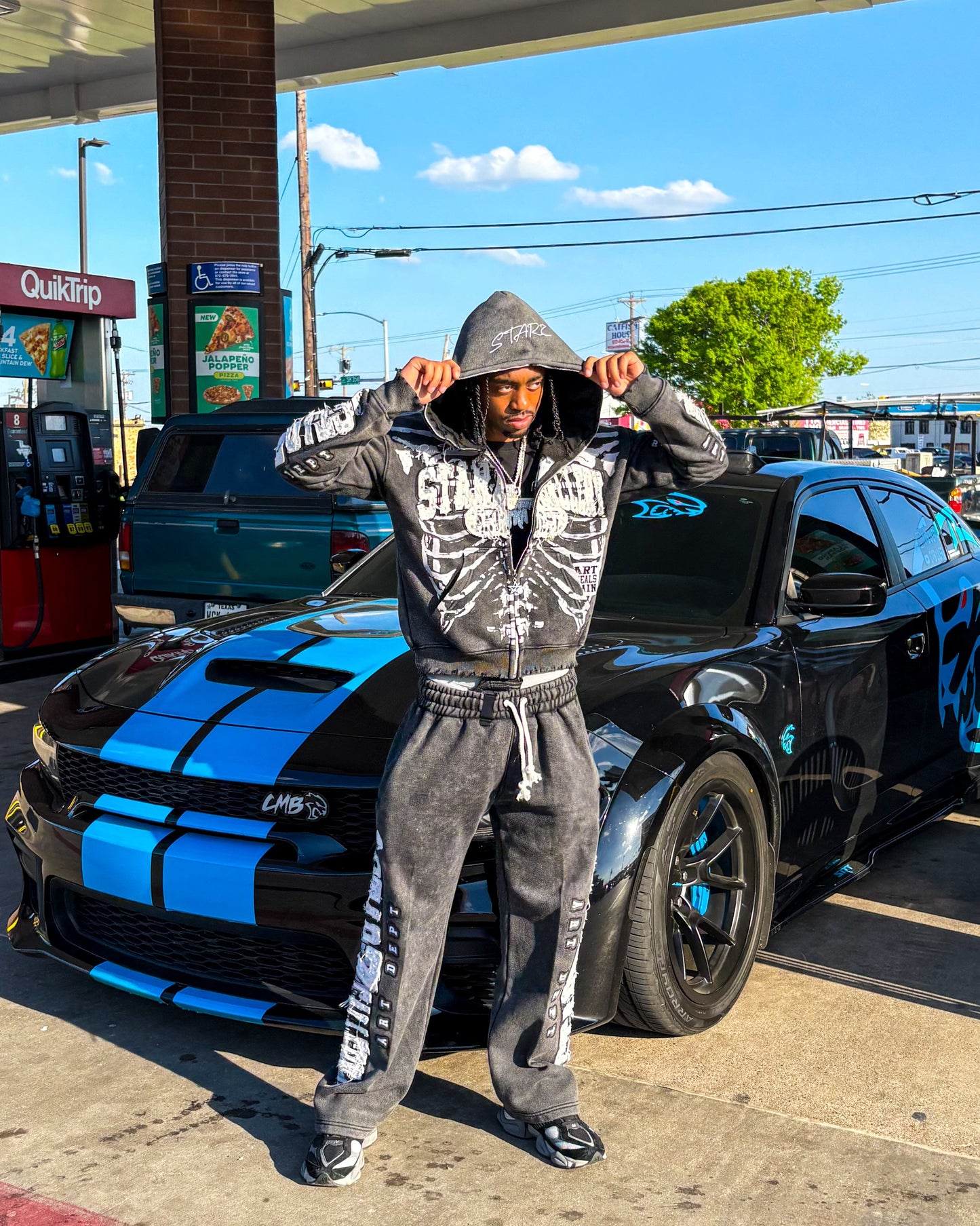 Black StarZgallery Hoodie