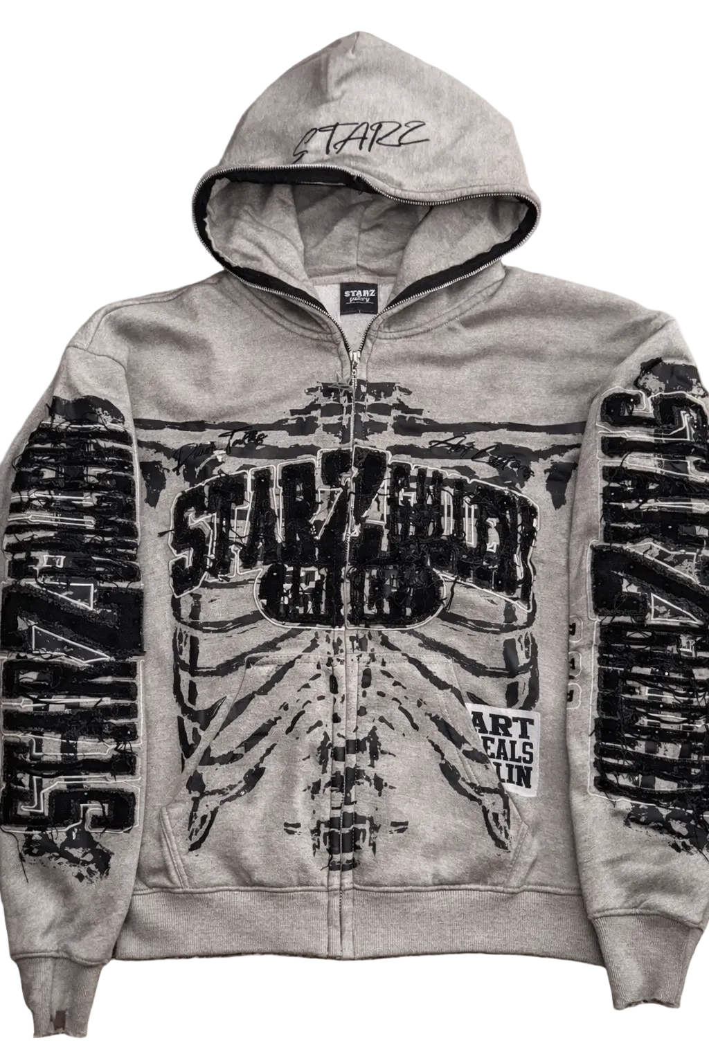 Gray StarZgallery Hoodie