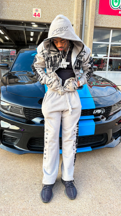 Gray StarZgallery Hoodie